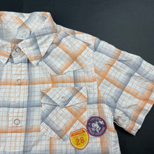 Load image into Gallery viewer, Boys Target, lightweight cotton short sleeve shirt, poppers, GUC, size 3,  