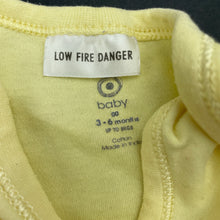 Load image into Gallery viewer, unisex Target, yellow cotton bodysuit / romper, GUC, size 00,  