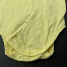 Load image into Gallery viewer, unisex Target, yellow cotton bodysuit / romper, GUC, size 00,  