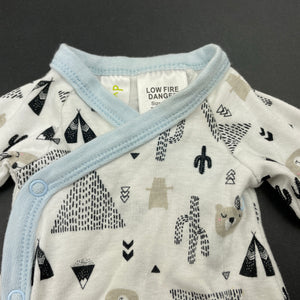 unisex Dymples, cotton romper, GUC, size 00000,  