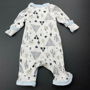 unisex Dymples, cotton romper, GUC, size 00000,  