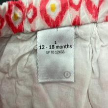 Load image into Gallery viewer, Girls Target, lined cotton skirt, elasticated, L: 23cm, GUC, size 1,  