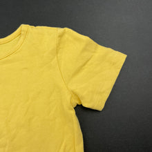 Load image into Gallery viewer, unisex Target, yellow stretchy t-shirt / top, GUC, size 1,  