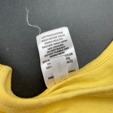 Load image into Gallery viewer, unisex Target, yellow stretchy t-shirt / top, GUC, size 1,  