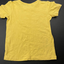 Load image into Gallery viewer, unisex Target, yellow stretchy t-shirt / top, GUC, size 1,  