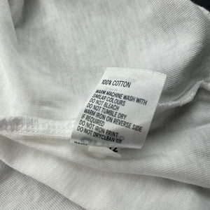 Girls Anko, white cotton t-shirt / top, EUC, size 12,  