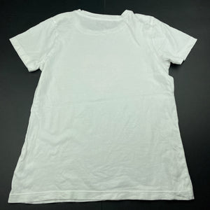 Girls Anko, white cotton t-shirt / top, EUC, size 12,  