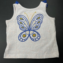 Load image into Gallery viewer, Girls Cotton On, stretchy singlet top, GUC, size 0,  