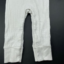 Load image into Gallery viewer, Girls Baby Berry, white pointelle cotton romper, GUC, size 0,  