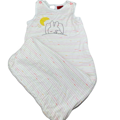 Girls Miffy, lightweight cotton sleeping bag, no tog rating, L: 75cm, FUC, size 1,  