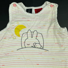 Load image into Gallery viewer, Girls Miffy, lightweight cotton sleeping bag, no tog rating, L: 75cm, FUC, size 1,  