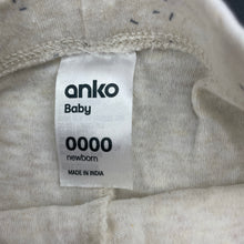 Load image into Gallery viewer, unisex Anko, soft cotton footed leggings / bottoms, EUC, size 0000,  