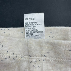 unisex Anko, soft cotton footed leggings / bottoms, EUC, size 0000,  