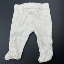 Load image into Gallery viewer, unisex Anko, soft cotton footed leggings / bottoms, EUC, size 0000,  