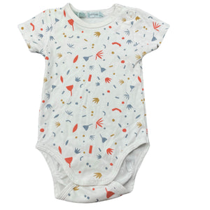 unisex GOLDIE + ACE, cotton bodysuit / romper, light marks, FUC, size 00,  