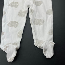 Load image into Gallery viewer, unisex Tiny Little Wonders, cotton footed leggings / bottoms, EUC, size 000,  