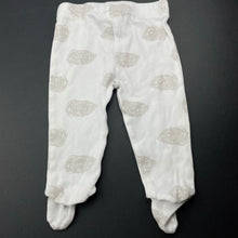 Load image into Gallery viewer, unisex Tiny Little Wonders, cotton footed leggings / bottoms, EUC, size 000,  