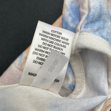 Load image into Gallery viewer, Girls Target, tied dyed cotton t-shirt dress, FUC, size 2, L: 41cm
