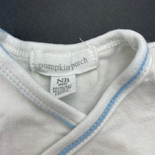 Load image into Gallery viewer, Boys Pumpkin Patch, cotton bodysuit / romper, GUC, size 0000,  