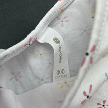 Load image into Gallery viewer, Girls Dymples, stretchy floral long sleeve top, GUC, size 000,  