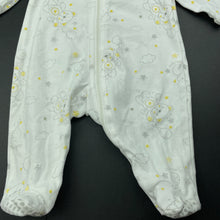 Load image into Gallery viewer, unisex Tiny Little Wonders, cotton zip coverall / romper, EUC, size 0000,  