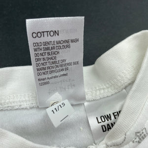 unisex Tiny Little Wonders, cotton zip coverall / romper, EUC, size 0000,  
