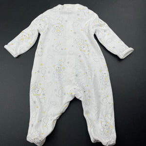 unisex Tiny Little Wonders, cotton zip coverall / romper, EUC, size 0000,  