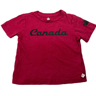 unisex Canadiana, red cotton t-shirt / top, FUC, size 2,  
