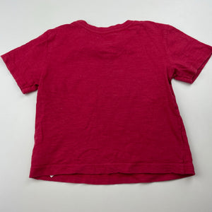 unisex Canadiana, red cotton t-shirt / top, FUC, size 2,  