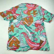 Load image into Gallery viewer, Girls Target, lightweight cotton Christmas pyjama top, GUC, size 8,  