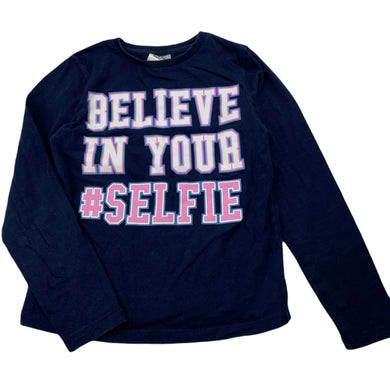 Girls B Collection, stretchy long sleeve pyjama top, GUC, size 8,  