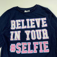 Load image into Gallery viewer, Girls B Collection, stretchy long sleeve pyjama top, GUC, size 8,  