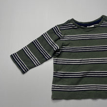 Load image into Gallery viewer, Boys Target, striped cotton long sleeve top, GUC, size 1,  