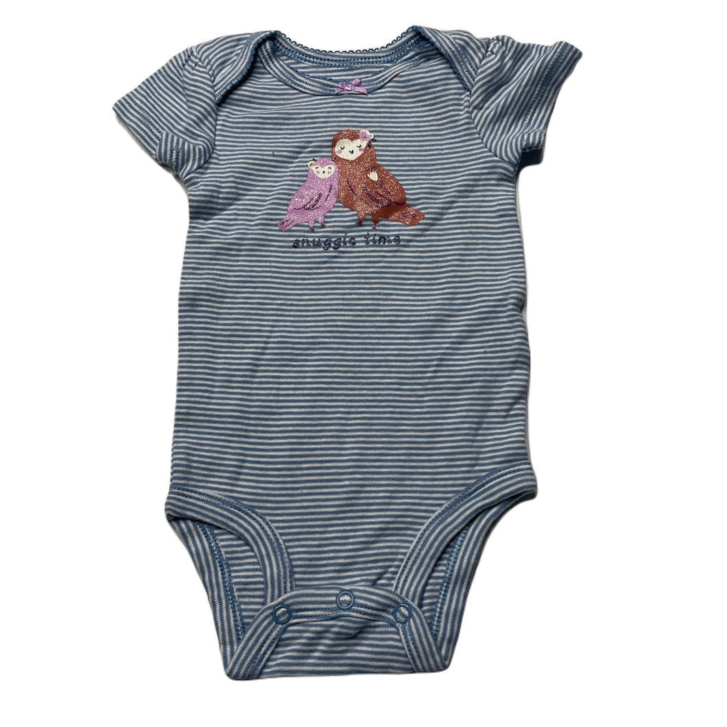 Girls Carters, cotton bodysuit / romper, GUC, size 3 months,  