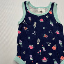 Load image into Gallery viewer, unisex Dymples, cotton singletsuit / romper, GUC, size 000,  