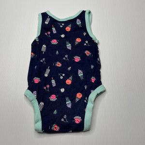 unisex Dymples, cotton singletsuit / romper, GUC, size 000,  