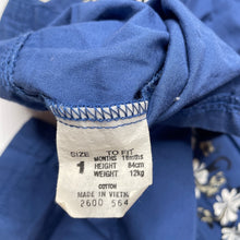 Load image into Gallery viewer, Boys Now, vintage lightweight cotton short sleeve shirt, GUC, size 1,  