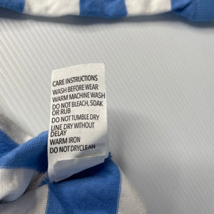 Boys Dymples, striped cotton long sleeve polo top, GUC, size 1,  
