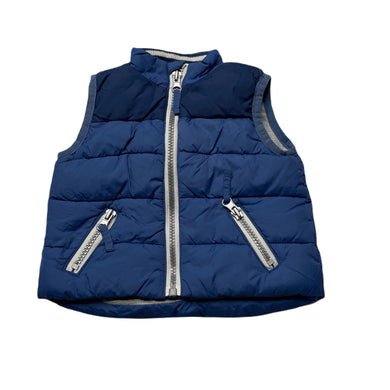 Boys Dymples, blue puffer vest / sleeveless jacket, EUC, size 00,  
