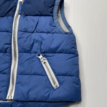 Load image into Gallery viewer, Boys Dymples, blue puffer vest / sleeveless jacket, EUC, size 00,  