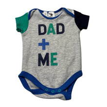 Load image into Gallery viewer, Boys Dymples, bodysuit / romper, dad, EUC, size 000,  