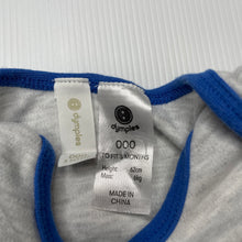 Load image into Gallery viewer, Boys Dymples, bodysuit / romper, dad, EUC, size 000,  