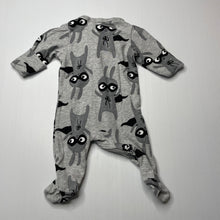 Load image into Gallery viewer, unisex Dymples, stretchy zip coverall / romper, GUC, size 0000,  