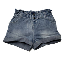 Load image into Gallery viewer, Girls Baby Berry, stretch denim shorts, elasticated, GUC, size 0,  