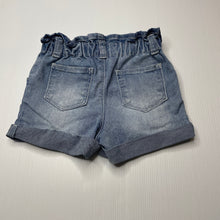 Load image into Gallery viewer, Girls Baby Berry, stretch denim shorts, elasticated, GUC, size 0,  