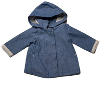 Load image into Gallery viewer, Girls Target, lightweight cotton hooded jacket / coat, EUC, size 000,  