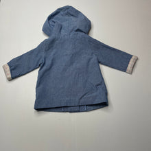 Load image into Gallery viewer, Girls Target, lightweight cotton hooded jacket / coat, EUC, size 000,  