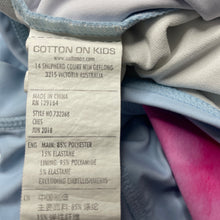 Load image into Gallery viewer, Girls Cotton On, short sleeve rashie / swim top, unicorn, FUC, size 1,  