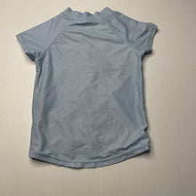 Load image into Gallery viewer, Girls Cotton On, short sleeve rashie / swim top, unicorn, FUC, size 1,  