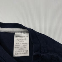 Load image into Gallery viewer, Boys Dymples, navy cotton romper, EUC, size 1,  